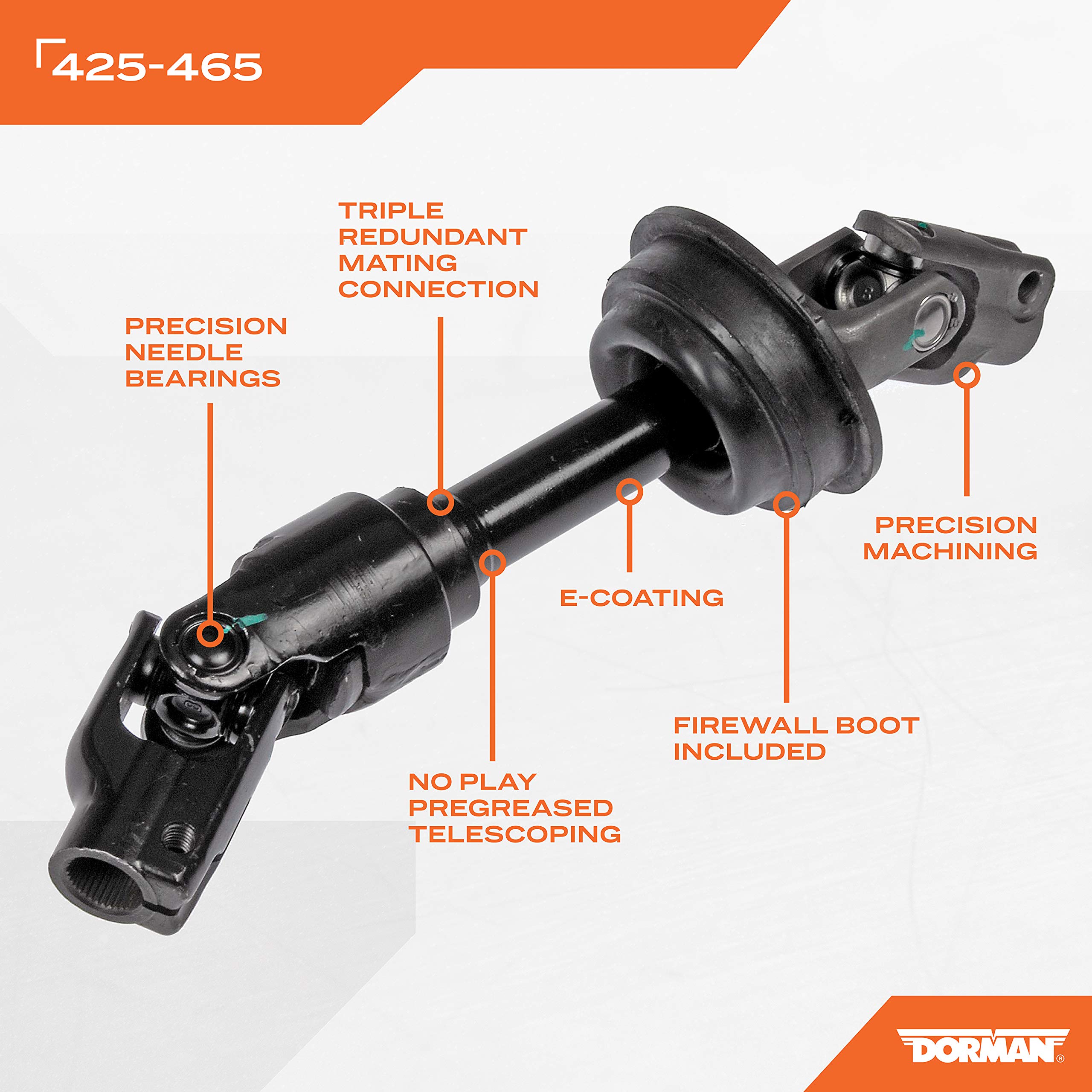 Amazon.com: Dorman 425-465 Steering Shaft Compatible with Select